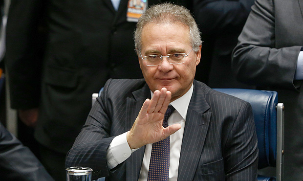 O presidente do Senado, Renan Calheiros (PMDB)
