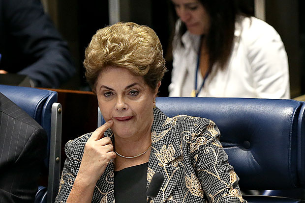 BRASLIA, DF, BRASIL, 29.08.2016. Sesso do Senado Federal para o julgamento do Impeachment da presidente da Repblica, Dilma Rousseff. (FOTO Alan Marques/ Folhapress) PODER