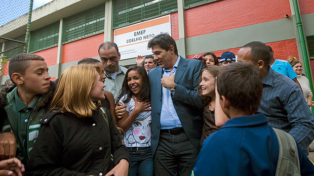 Haddad visita escola em So Mateus, na zona leste