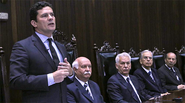 Palestra do juiz Sergio Moro, da Lava Jato, no Tribunal de Justia do Parana