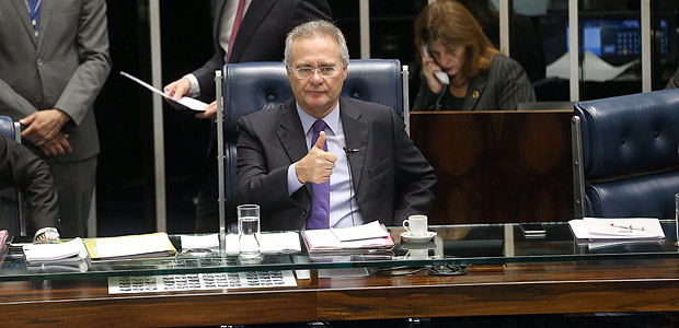 O presidente do Senado, Renan Calheiros (PMDB-AL)