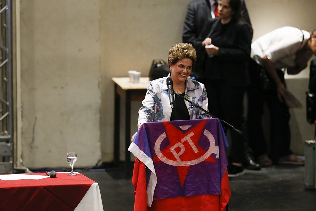 SAO PAULO, SP, BRASIL. 09.12.2016. A ex-presidente Dilma Roussef na palestra A Luta Politica na America Latina, realizada na Casa de Portugal, em SP. (Foto: Moacyr Lopes Junior/Folhapress, PODER). ***EXCLUSIVO***