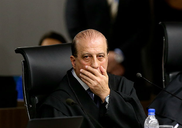 O ministro do TCU Augusto Nardes em sesso do tribunal