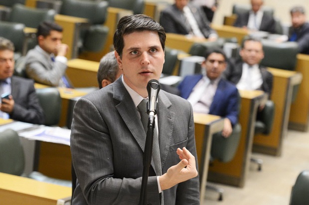 O deputado Cau Macris (PSDB), novo presidente da Assembleia Legislativa de SP
