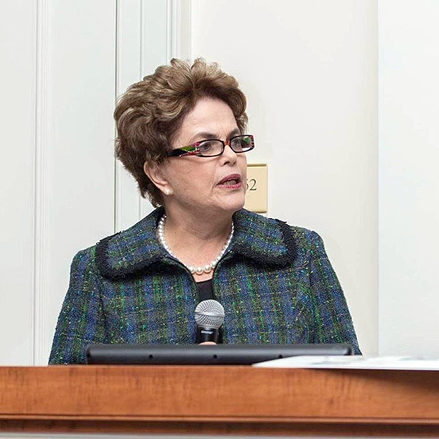 Dilma Rousseff na MIT&Harvard Brazil Conference. Foto por: @lpinfocus