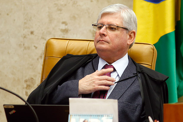BRASILIA, DF, BRASIL, 03-05-2017, 14h00: Sessão no plenário do STF Supremo Tribunal Federal, Procurador geral Rodrigo Janot, em Brasília DF (Foto: Igo Estrela/Folhapress)