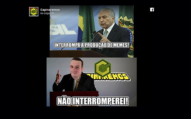 Planalto notifica pgina de Facebook por direito de imagem em memes de Temer