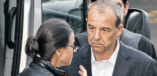 O ex-governador Sérgio cabral e a mulher, Adriana Ancelmo