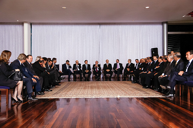 Reunião de Temer com governadores em Brasília