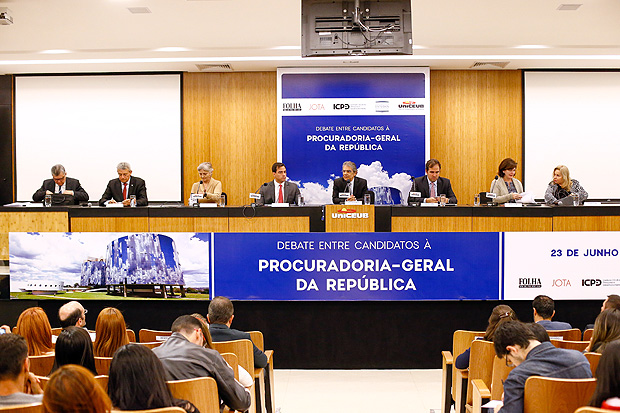 Debate entre os candidatos a procurador-geral da repblica Folha e pelo 