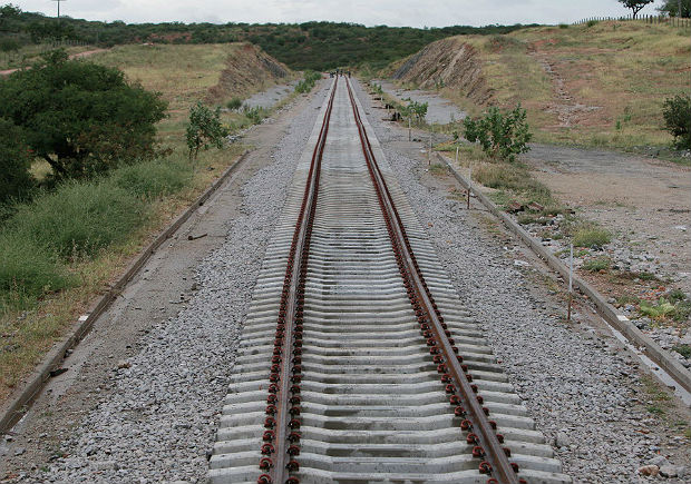 Obras da Ferrovia de Integrao Oeste-Leste, na Bahia