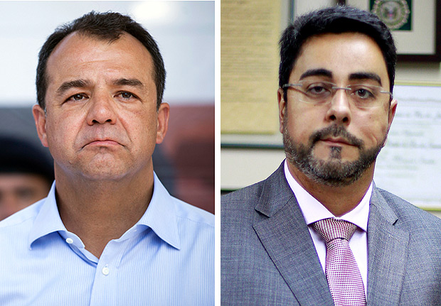 O ex-governador Srgio Cabral e o juiz Marcelo Bretas
