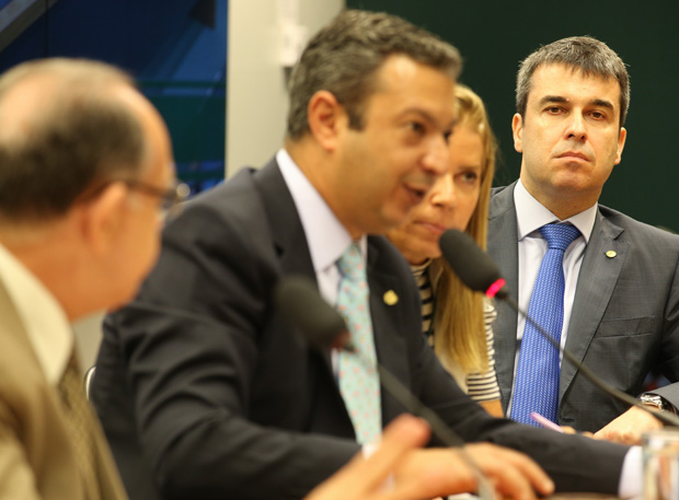 Rodrigo Bethlem (ao fundo), na poca em que era deputado federal 