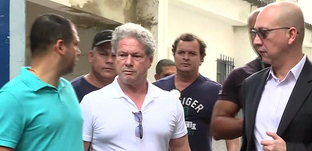 Empresrio Jacob Barata Filho deixa cadeia pblica no Rio (Foto: Reproduo / GloboNews) 