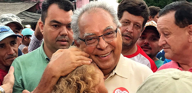 O candidato Amazonino Mendes durante a campanha para governador nas eleições suplementares no Amazonas --- https://www.instagram.com/p/BYOvQDchZjW/?taken-by=amazonino12