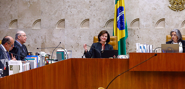 Sesso plenria do STF em setembro, estreia da nova procuradora-geral da Repblica, Raquel Dodge (centro)