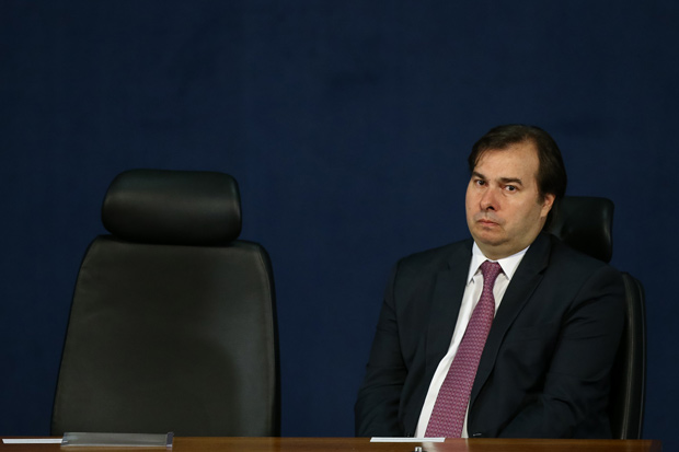 O presidente da Câmara dos Deputados, Rodrigo Maia (DEM-RJ)