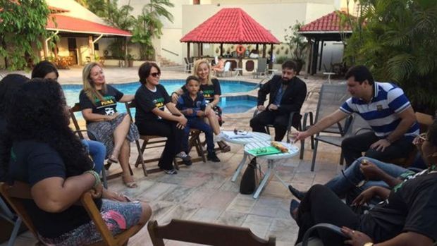 Grupo Endireita Par se reuniu na tera em um hotel para acertar os ltimos detalhes da segurana do deputado federal Jair Bolsonaro