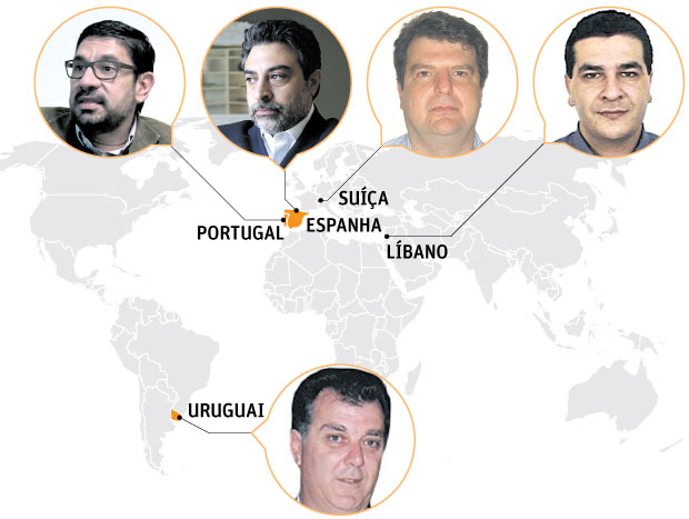 ALVOS DA LAVA JATO FORA DO PA�S Fugas e cidadania estrangeira atrasam processos com Sergio Moro