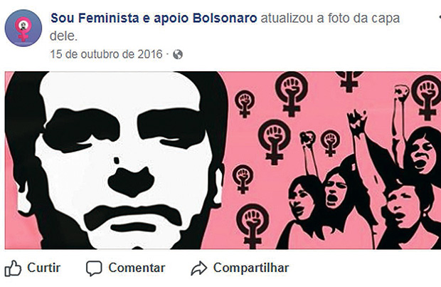Feministas pr-Bolsonaro 'defendem discurso duro do deputado contra assdio