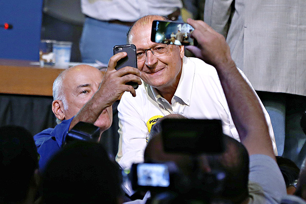 BRASÍLIA,DF,09.12.2017:CONVENÇÃO-NACIONAL-PSDB - Geraldo Alckmin durante a 14ª Convenção Nacional do PSDB, para a escolha do novo presidente, Executiva e Diretório do partido, no Centro de Convenções Brasil 21, em Brasília (DF), na manhã deste sábado (9). (Foto: Pedro Ladeira/Folhapress)