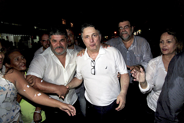 O ex-governador Anthony Garotinho deixa a cadeia no Rio