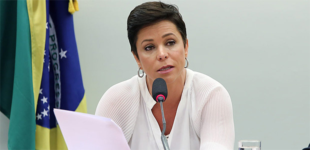 A deputada Cristiane Brasil (PTB-RJ), escolhida ministra do Trabalho