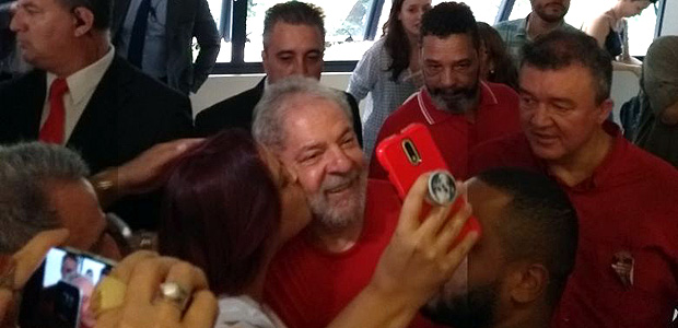 Lula no Sindicato dos Metalrgicos