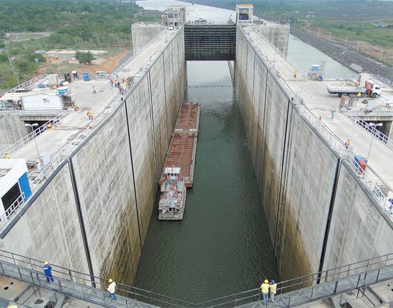 Eclusa da usina de Tucuru, no Par, subutilizada por falta de obras em trecho do rio Tocantins