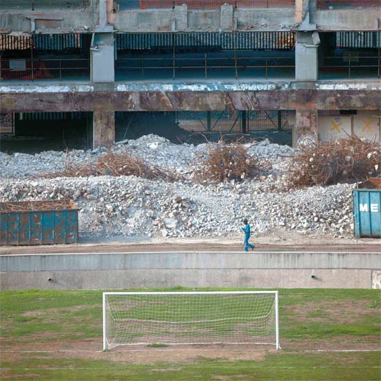 Obras no estádio do Maracanã