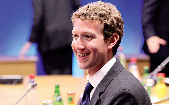 Mark Zuckerberg, executivo-chefe da rede social Facebook