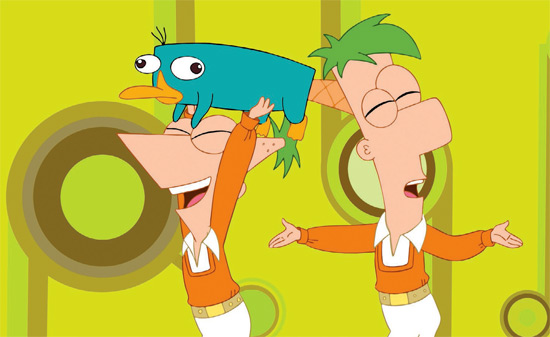 Phineas, Ferb e o ornitorrinco Perry