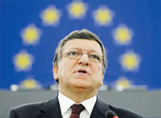 O portugus Jos Manual Duro Barroso, presidente da Comisso Europeia