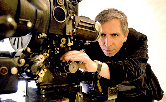 O cineasta iraniano Mohsen Makhmalbaf