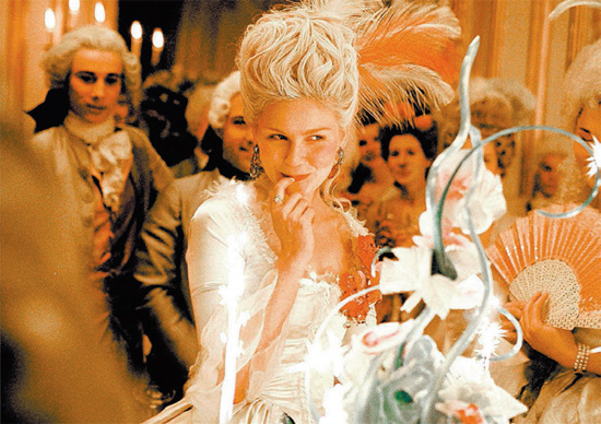 Kirsten Dunst como Maria Antonieta em filme de 2006
