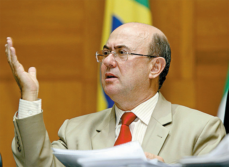 O ex-presidente da Assembleia Legislativa do MT José Riva, conhecido como 'maior ficha-suja do país
