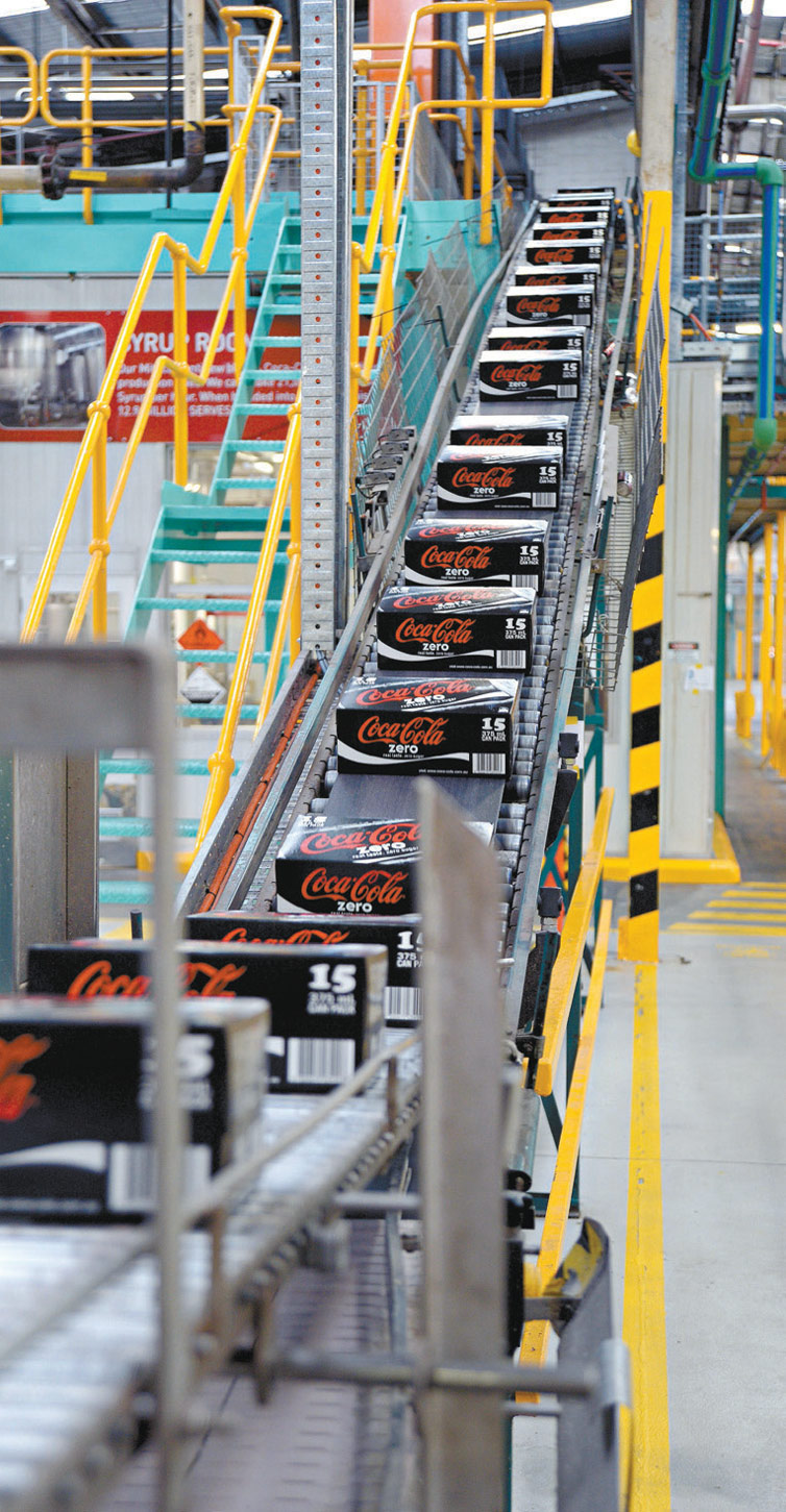 Fábrica da Coca-Cola em Melbourne, na Austrália; marca deixou de ser a mais valiosa do mundo em 2013