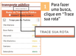 Editoria de Arte Folha to Publish Transport Information from Moovit App