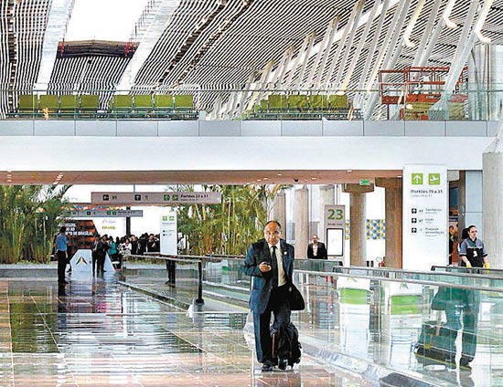 Novo terminal do aeroporto de Braslia
