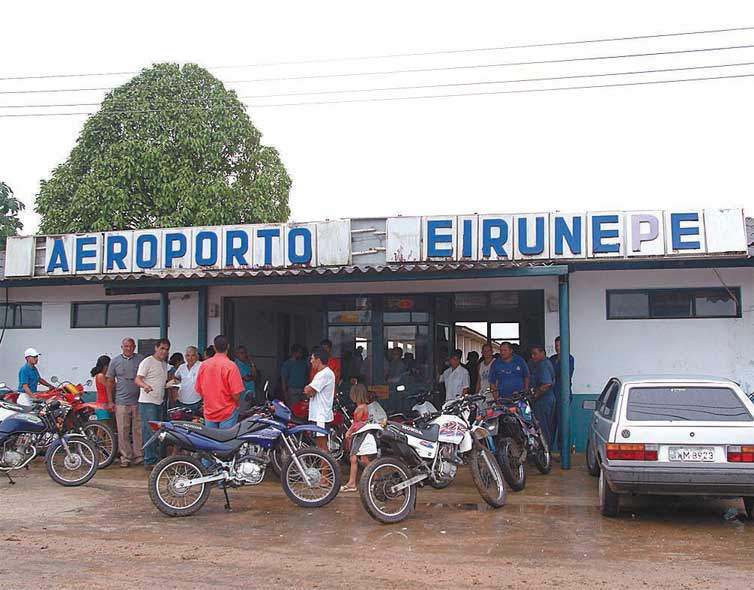 Aeroporto do municpio de Eirunep (AM), que  de responsabilidade da prefeitura