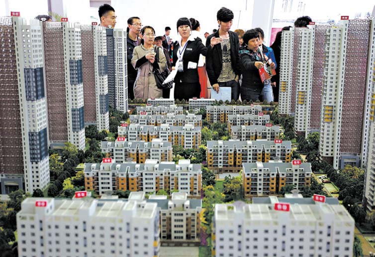 Maquetes em Shenyang; Construo de residncias representa um nono de toda a produo econmica chinesa