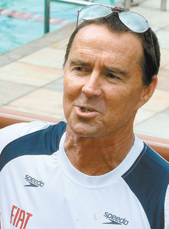 O ex-treinador treinador de Cesar Cielo, o australiano Scott Volkers
