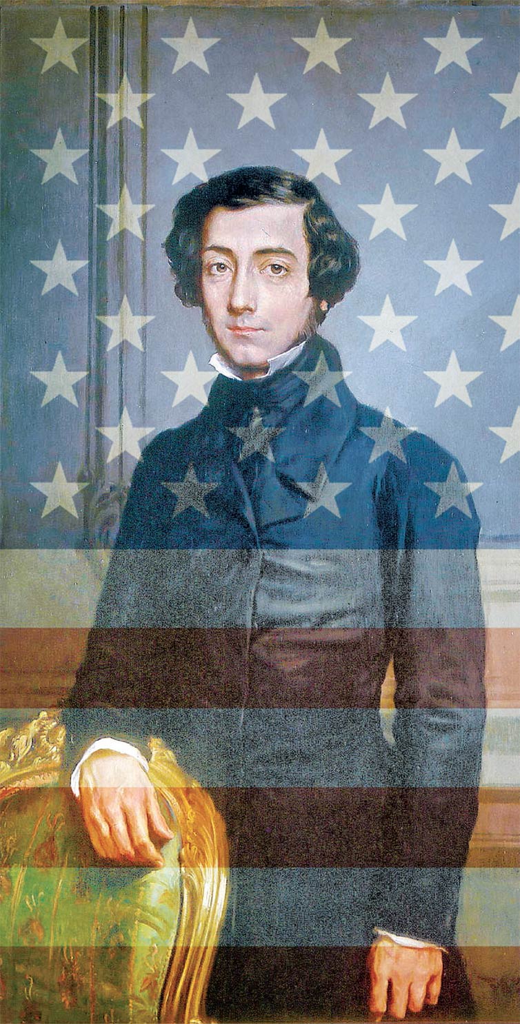 Interveno sobre retrato do historiador francs Alexis de Tocqueville
