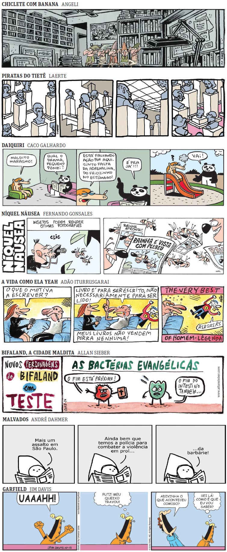 Quadrinhos 13102015 Ilustrada Folha De Spaulo 8140