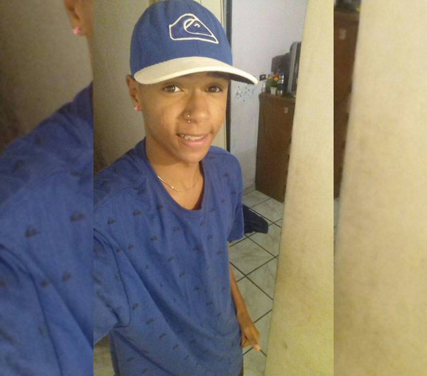 O estudante Leonardo Caique Cassiano Almeida, 15, que morreu aps ser baleado no peito em uma tentativa de roubo, na regio de So Mateus, zona leste de So Paulo
