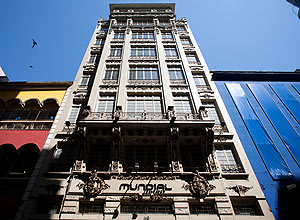 Fachada do edifcio Guinle, no centro de SP; construdo em 1913, foi um dos primeiros arranha-cus da cidade