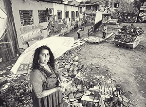 Roberta de Oliveira, 38, trabalha no Projeto Aprendiz h seis anos e relata situao dos moradores da Vila Madalena