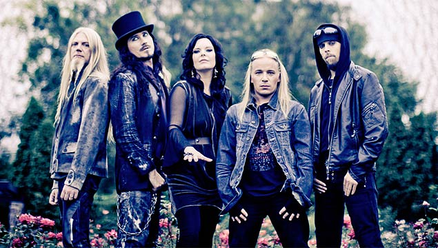 Integrantes da banda finlandesa Nightwish
