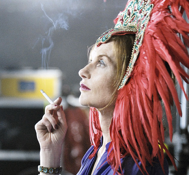 A atriz francesa Isabelle Huppert no filme Copacabana