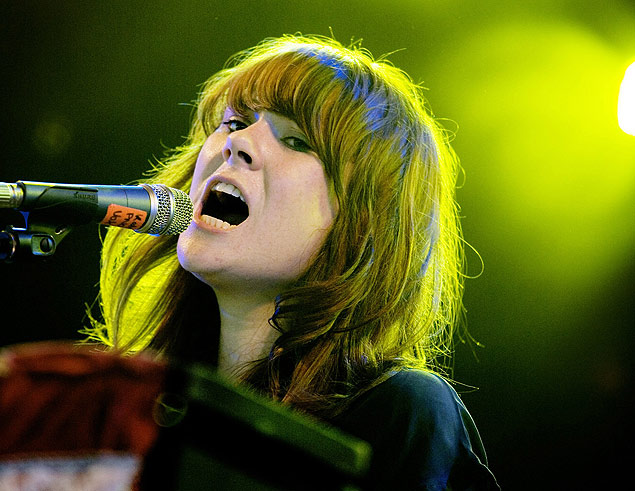 A cantora inglesa Kate Nash (foto), atração principal do show do Cultura Inglesa Festival, no Memorial da América Latina